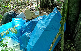 Nielegalne wysypisko śmieci znalezione dzięki Krajowej Mapie Zagrożeń Bezpieczeństwa